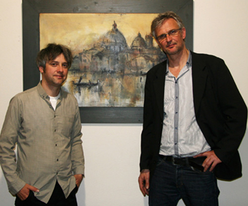 André Uhlig (l) und Markus Retzlaff (r.) stellen bis zum 19.6.12 in der Galerie GERSTAECKER aus. André Uhlig (l) und Markus Retzlaff (r.) stellen bis zum 19.6.12 in der Galerie GERSTAECKER aus.