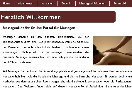 MassagenNet von der UPA-Verlags GmbH MassagenNet von der UPA-Verlags GmbH