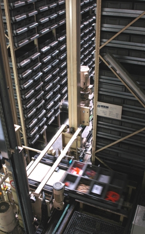 Vier Gassen für die Produktionsversorgung: Hochregallager von Knauf