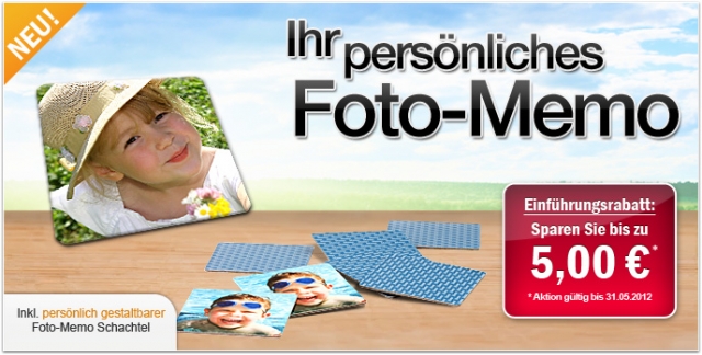 Das neue Foto-Memo von fotopuzzle.de