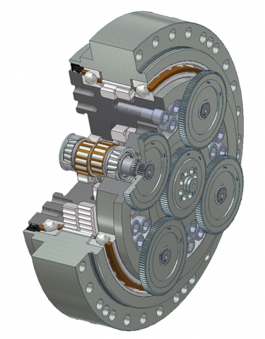 Spielfreies Präzisionsgetriebe F4CFS-UA 115 mit hoher Kippsteifigkeit und für hohe Belastungen Spielfreies Präzisionsgetriebe F4CFS-UA 115 mit hoher Kippsteifigkeit und für hohe Belastungen