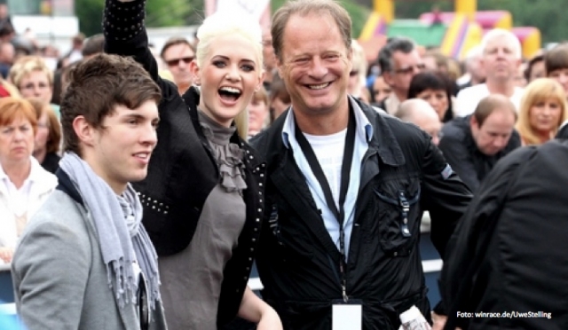 Model Sarah Knappik und Komiker Tom Gerhardt
