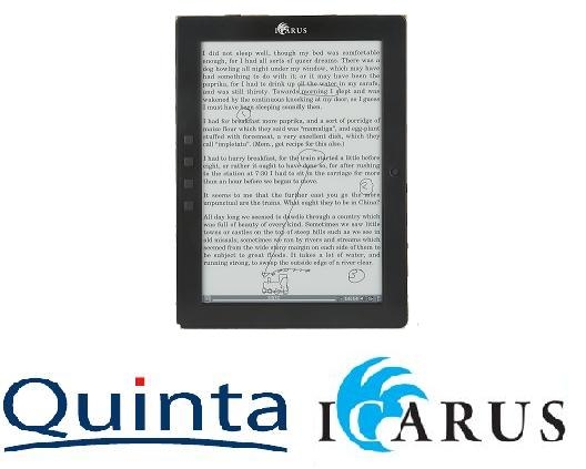 Mit einem 9,7 Zoll Bildschirm neuester E-ink Pearl Technologie bietet der E-Reader Icarus eXcel den 