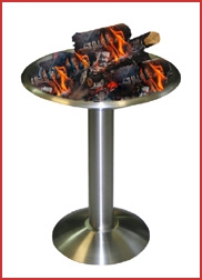 Feuerschale mit Zwischenrohr Feuerschale mit Zwischenrohr
