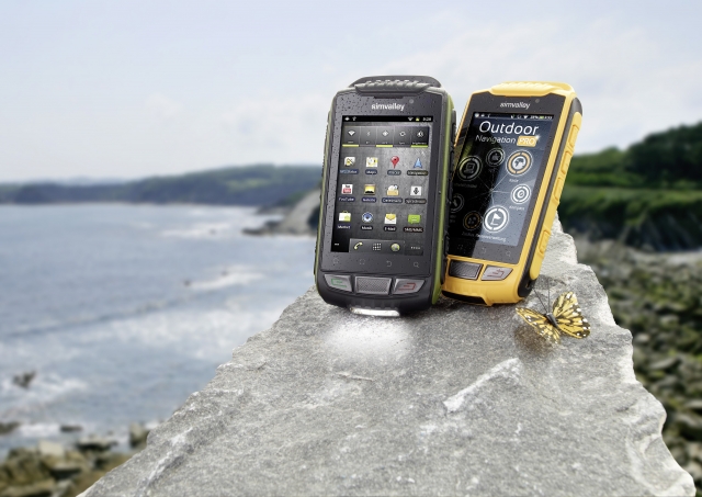 simvalley MOBILE Dual-SIM-Outdoor-Smartphones SPT-800 3G