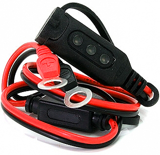 Der CTEK Comfort Indicator zeigt sofort an, ob eine Autobatterie geladen werden muss. Der CTEK Comfort Indicator zeigt sofort an, ob eine Autobatterie geladen werden muss.
