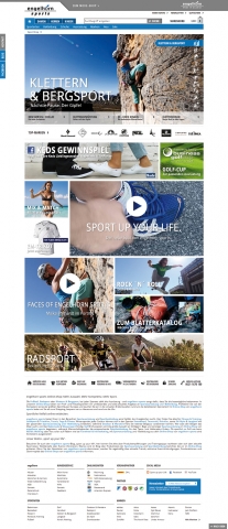Der Engelhorn Sports E-Shop nach dem Relaunch durch die E-Commerce-Agentur Wiethe Interaktiv Der Engelhorn Sports E-Shop nach dem Relaunch durch die E-Commerce-Agentur Wiethe Interaktiv