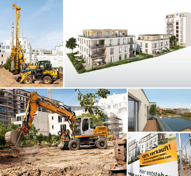 Impressionen aus der EngelPromenade: Die Bauarbeiten haben begonnen. (Bild: PROJECT Immobilien) Impressionen aus der EngelPromenade: Die Bauarbeiten haben begonnen. (Bild: PROJECT Immobilien)