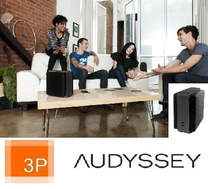 Die komplett in das Audyssey Lower East Side Audio Air Dock integrierte Apple AirPlay® Wireless Stre Die komplett in das Audyssey Lower East Side Audio Air Dock integrierte Apple AirPlay® Wireless Stre
