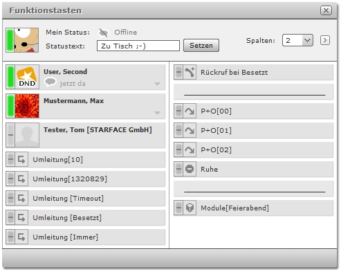 STARFACE Telefonanlagen unterstützen jetzt umfassende Presence Management-Features? von der detailli STARFACE Telefonanlagen unterstützen jetzt umfassende Presence Management-Features? von der detailli