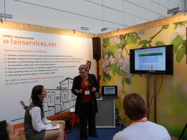 Brita Moosmann, Inhaberin von yieldforprofit (Vortrag IMEX Messe 2012 in Frankfurt/Main)