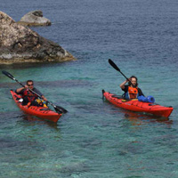 Im Seekajak vor Malta