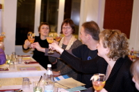 Die Restaurant-Hopper eröffnen den Abend Foto: Caroline Schneider