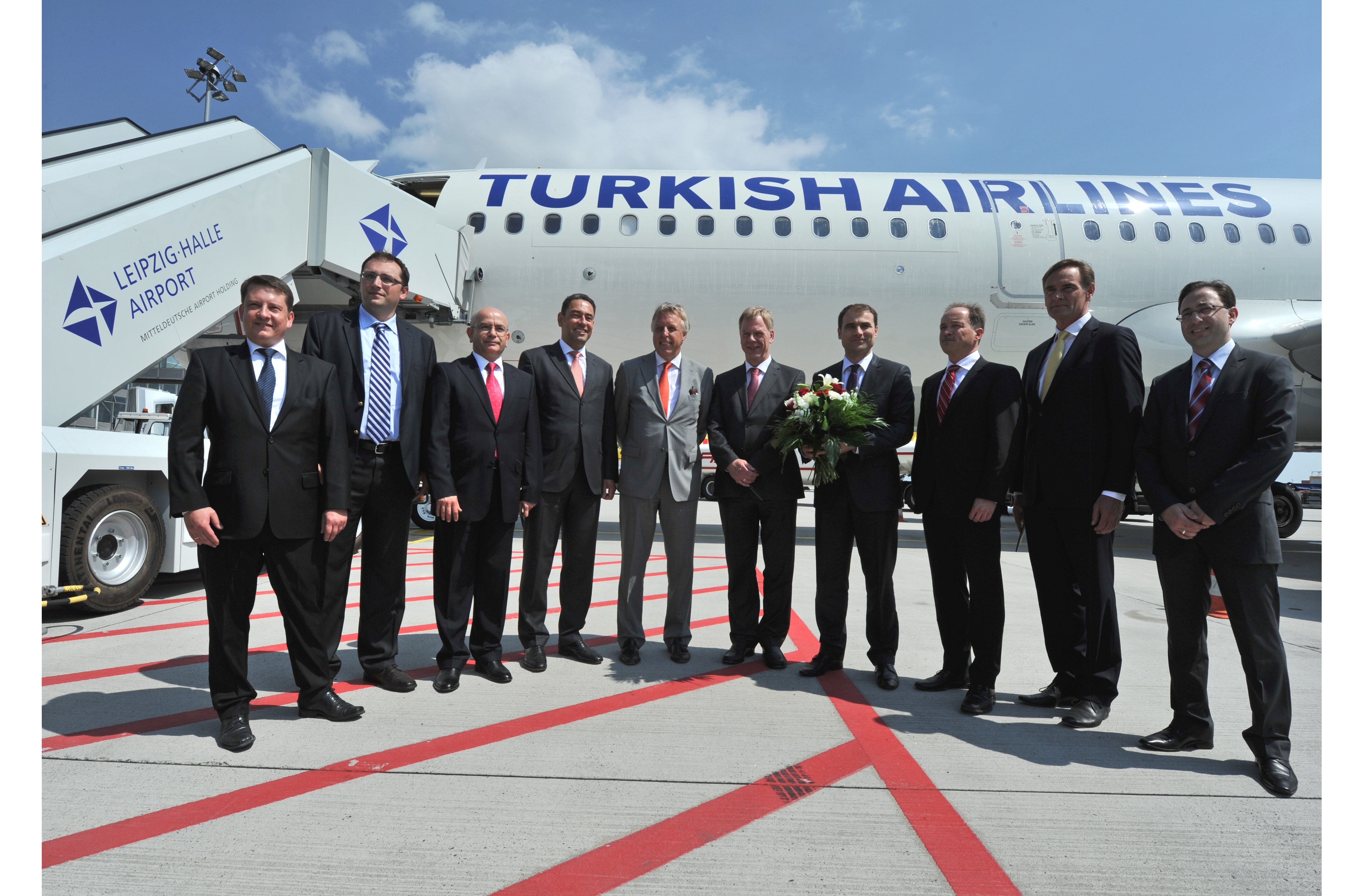 Erstflug Turkish Airlines ab Leipzig/Halle Erstflug Turkish Airlines ab Leipzig/Halle