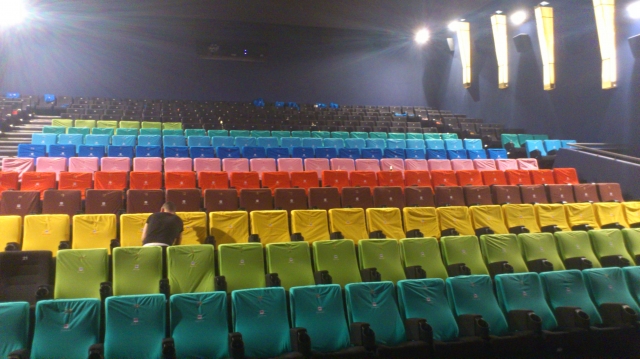 Marketingaktion von Ritter Sport im Cinemaxx