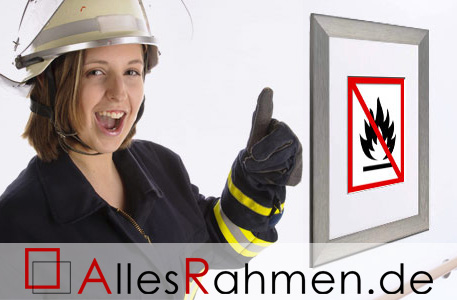 Brandschutz-Bilderrahmen bei AllesRahmen