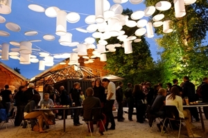 Beliebtes Ziel: der Designtage Biergarten Beliebtes Ziel: der Designtage Biergarten