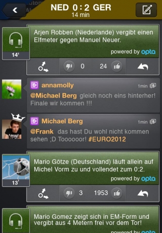 Die Couchfunk EM-App Die Couchfunk EM-App