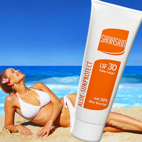 SaniaSkin Aloe Vera Sonnenschutzcreme SaniaSkin Aloe Vera Sonnenschutzcreme