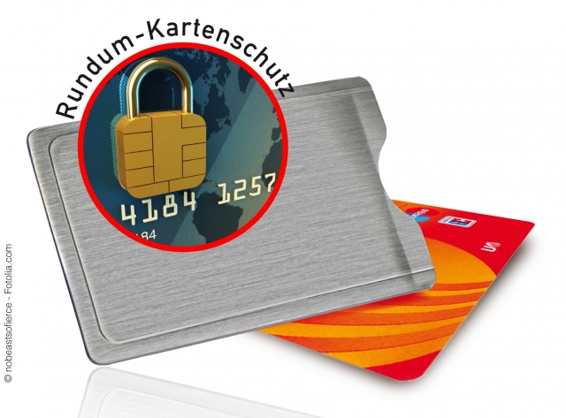 Die Kartenhülle aus Edelstahl mit RFID-Ausleseschutz Die Kartenhülle aus Edelstahl mit RFID-Ausleseschutz