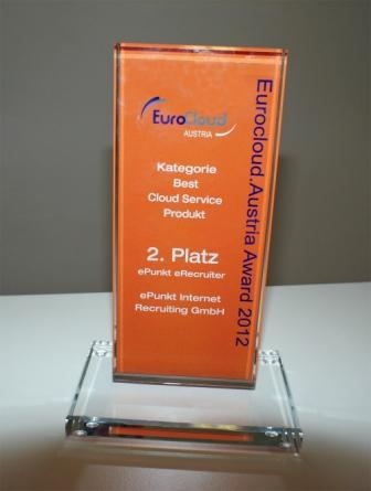 Der eRecruiter von ePunkt wurde mit dem Best CloudÖsterreich Award ausgezeichnet.