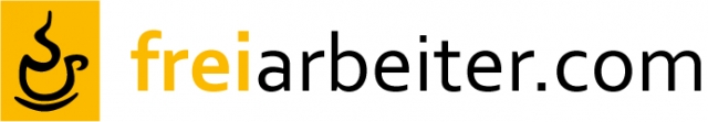 Die stilisierte Kaffeetasse im Logo von freiarbeiter.com steht für die Entspannung während der gewon Die stilisierte Kaffeetasse im Logo von freiarbeiter.com steht für die Entspannung während der gewon