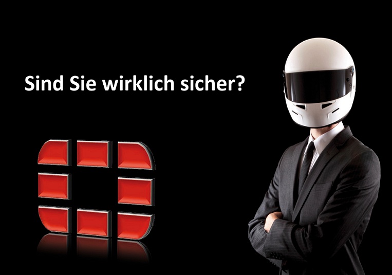 sicher sein