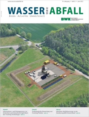Coverabbildung der aktuellen Ausgabe 06/2012 der Fachzeitschrift Wasser und Abfall