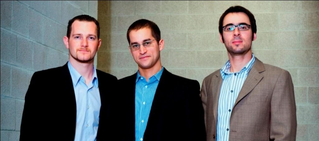 Das Management der cynora GmbH (v. l. n. r.): Michael Bächle, Technischer Leiter, Dr. Tobias Grab, G