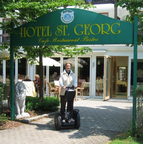 Segway fahren im St.Georg Hotel Bad Aibling Segway fahren im St.Georg Hotel Bad Aibling