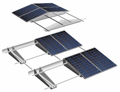 Das neue TRIC F box Montagesystem eignet sich für alle gängigen Industrieflachdächer Das neue TRIC F box Montagesystem eignet sich für alle gängigen Industrieflachdächer