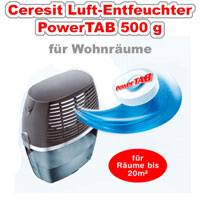 Beugen Sie also vor mit dem neuen Ceresit Luftentfeuchter PowerTABS 500! Beugen Sie also vor mit dem neuen Ceresit Luftentfeuchter PowerTABS 500!