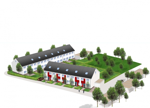 Bereits im Sommer 2013 soll die neue NCC-Reihenhaus-Anlage in Oberhausen fertig gestellt sein. Bereits im Sommer 2013 soll die neue NCC-Reihenhaus-Anlage in Oberhausen fertig gestellt sein.