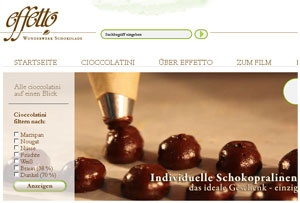 Pralinen selbst zusammenstellen im effetto-Shop Pralinen selbst zusammenstellen im effetto-Shop