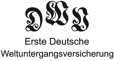 Logo der Ersten Deutschen Weltuntergangsversicherung (DWV) Logo der Ersten Deutschen Weltuntergangsversicherung (DWV)