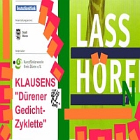Klausens DÜRENER GEDICHT-ZYKLETTE zu LASS HÖREN 29.11.2008 in Düren