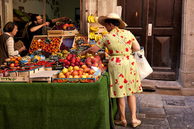 Markt in der Provence              Foto:Beate Wolff