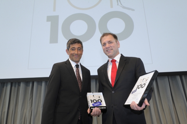 Mentor Ranga Yogeshwar und Jörg Walden, Geschäftsführer iPoint-systems GmbH. Quelle: iPoint-systems Mentor Ranga Yogeshwar und Jörg Walden, Geschäftsführer iPoint-systems GmbH. Quelle: iPoint-systems