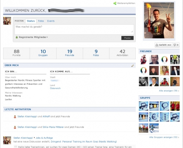 Profilseite der neuen Online-Community desÖNV