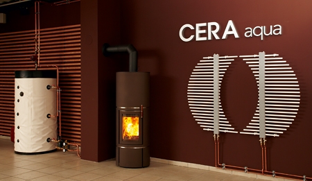 Wasserführende Kaminöfen von Cera-Design
