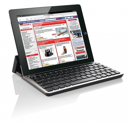 GeneralKeys Bluetooth-Tastatur fuer Tablet-PCs, www.pearl.de GeneralKeys Bluetooth-Tastatur fuer Tablet-PCs, www.pearl.de