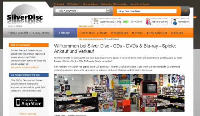 Einfacher Ankauf von CDs per App