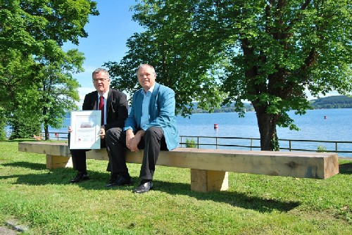 Dr. Jörg Schmidt, Senator h.c. Gerhard R. Daiger / Foto: Miriam Lambek, Radolfzell