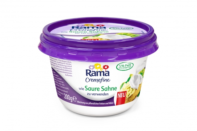Neu im Kühlregal: Rama Cremefine wie Saure Sahne zu verwenden