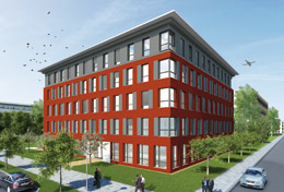 Noch 2012 werden die Büroflächen im SPEKTRUM ADLERSHOF an seine Mieter übergeben. Noch 2012 werden die Büroflächen im SPEKTRUM ADLERSHOF an seine Mieter übergeben.