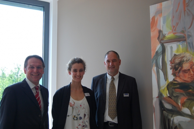 Mercuri Urval Vice President Michael Güttes, Natascha Schmitten, Dr. Albert Nußbaum