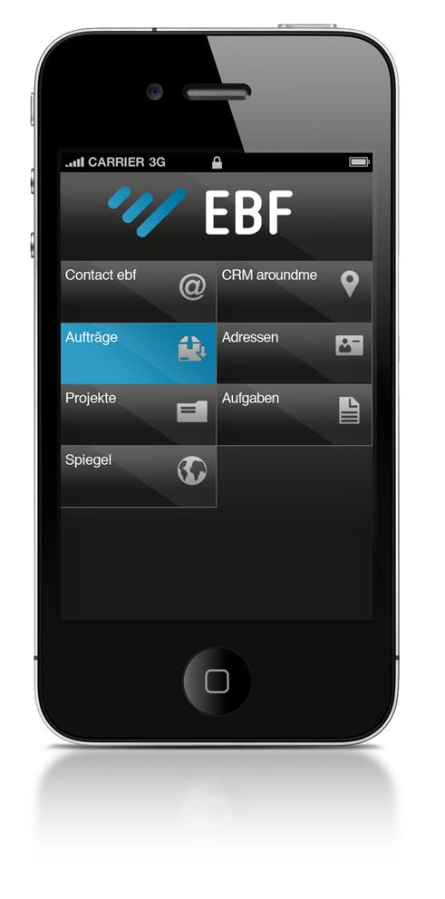 Mit dem EBF.CONNECTOR hat der Außendienst seine Businessunterlagen stets dabei
