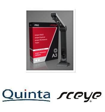 Der SceyeX A3 kann dank seiner hohen Auflösung und verbesserten Optik nun auch A3-Dokumente in gewoh Der SceyeX A3 kann dank seiner hohen Auflösung und verbesserten Optik nun auch A3-Dokumente in gewoh