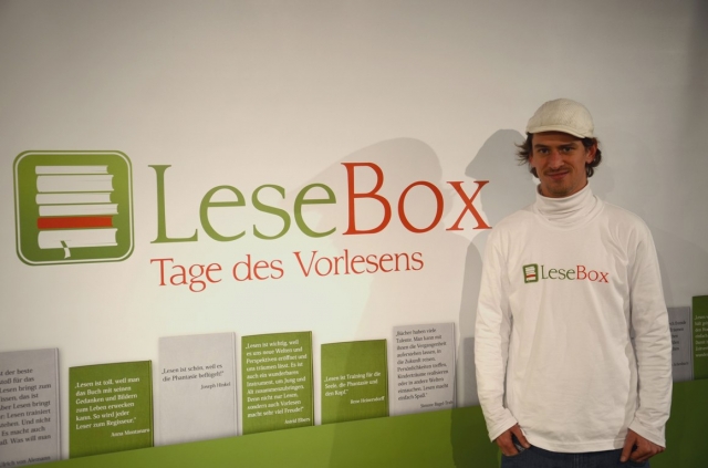 Sebastian Krumeich, Initator der LeseBox Sebastian Krumeich, Initator der LeseBox