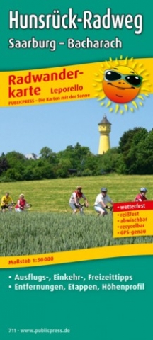 Radwanderkarte Hunsrück